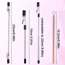 3pcs Bracelet Helper Tools, Wearing Assistance Hook and Clips Quick Wear and Disassembly Fastener Helper Buddy to Put On Yourself for Jewelry Necklaces Watch Clasps Zippers Crafts for Elderly