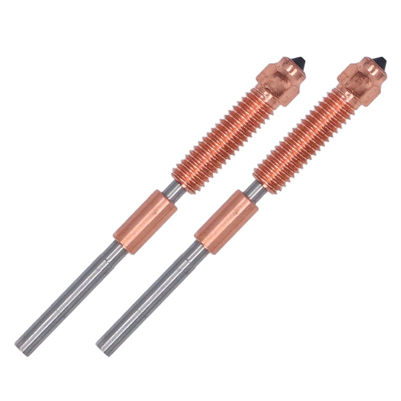 2Pcs Quick Swap 3D Printer Nozzle Integrated Replacement Ti Alloy