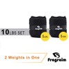 Adjustable Ankle Weights 1-10 LBS Pair with Removable Weight for