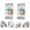 Baluue 1Pair Knee Pads Cartoon Slip Crawling Protectors Breathable Design