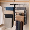 Space-Saving Pants Hangers for Closet Organization – Non-Slip Multi-Layer Rack