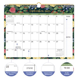 Calendar 2025-2026, 18-Month Calendar Runs from July 2025 to December 2026, 11.5" x 14.7", Spiral Binding Hanging Monthly Wall Calendar,Perfect for Home, School, or Office, Midnight Garden