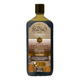 Shampoo Tío Nacho Efecto Anti-canas Henna Egipcia Con 415ml