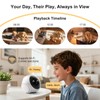 Movable Indoor Robot Camera, Family Bot Security for Cat/Dog/Pet/Elderly, Robot