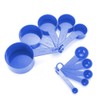 10pcs 6 Color Measuring Cups And Measuring Spoon Scoop Silicone