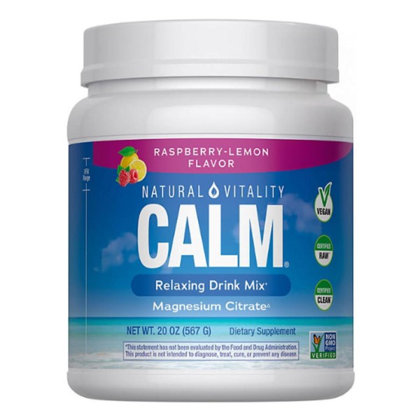 Natural Vitality Calm Suplemento en Polvo a Base de Magnesio,