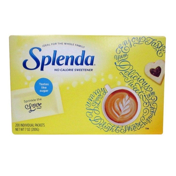 SPLENDA No Calorie Sweetener Granulated Sugar Substitute (200 Count Single-Serve Packets)