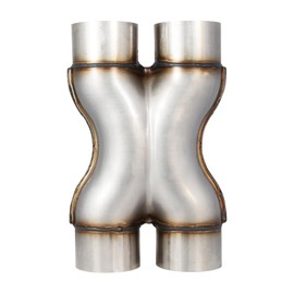 MXA 3 inch X Pipe, 3 X Pipe Exhaust, Crossover Exhaust X Pipe,Heavy Duty 3" Stainless Exhaust X Pipe (3"Diameter Inlet, 12" Length)