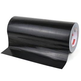 Wide Duct Tape 12 Inch, Industrial Grade 30Yards (90 ft) Wide Tape Duct, 9 Mil Heavy-Duty, Waterproof, Strong, Flexible, No Residue, for Crafts & Home Improvement (Black, 12'' x 90ft)