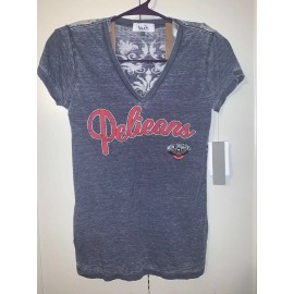 New Orleans Pelicans Sheer Gray T-shirt M
