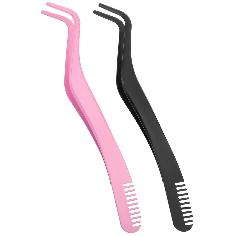 Pack of 2 Eyelash Curlers for Lashes, Eyelash Tweezers with
