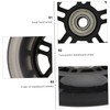 1 Pair 100mm Silent Scooter Wheels Replacement Parts for Luggage,
