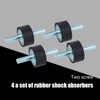 4 PCS 30*15 M8*23 Rubber Bobbin Mount Anti Vibration Mounts