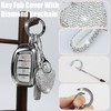 YIKECASE Key Fob Cover with Diamond Keychain Car Key Holder