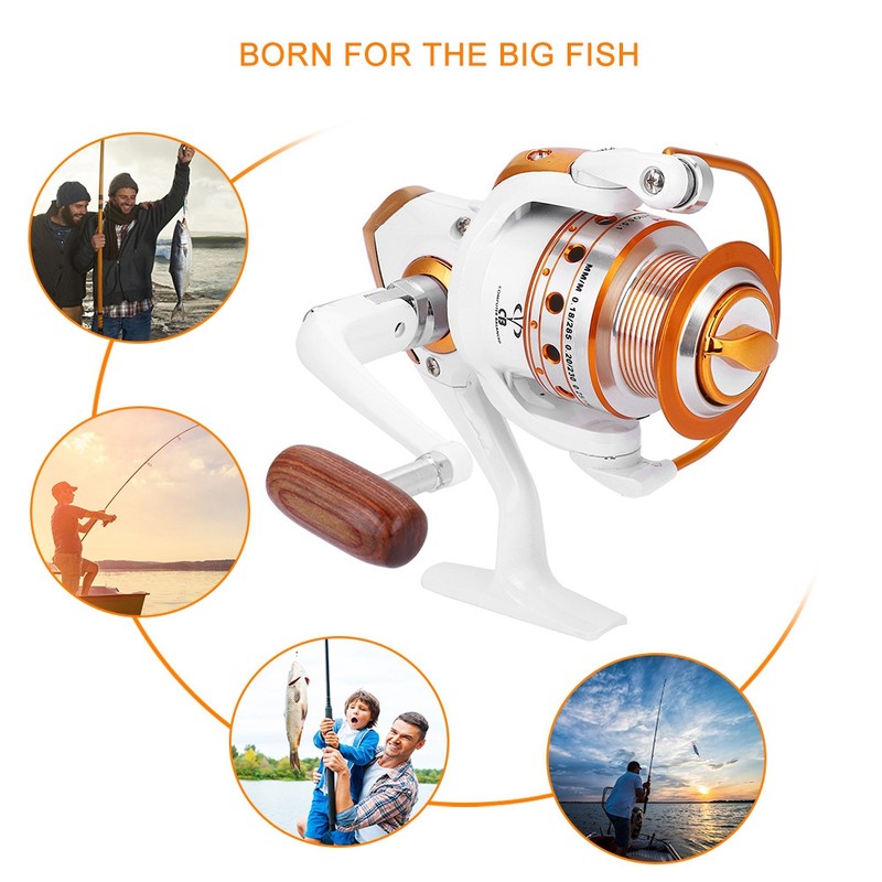 Salt Freshwater Metal Heavy Duty Lightweight Casting Spinning Fishing Reel