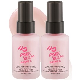 TOUCH IN SOL No Pore Blem Primer, 1.01 fl.oz(30ml) 2 Pack - Face Makeup Primer, Big Pores Perfect Cover, Skin Flawless and Glowing, Instantly Smoothes Lines, Long Lasting Makeup's Staying