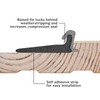 Pangda 50 Pcs Door Corner Seal, Self Adhesive Frame Door