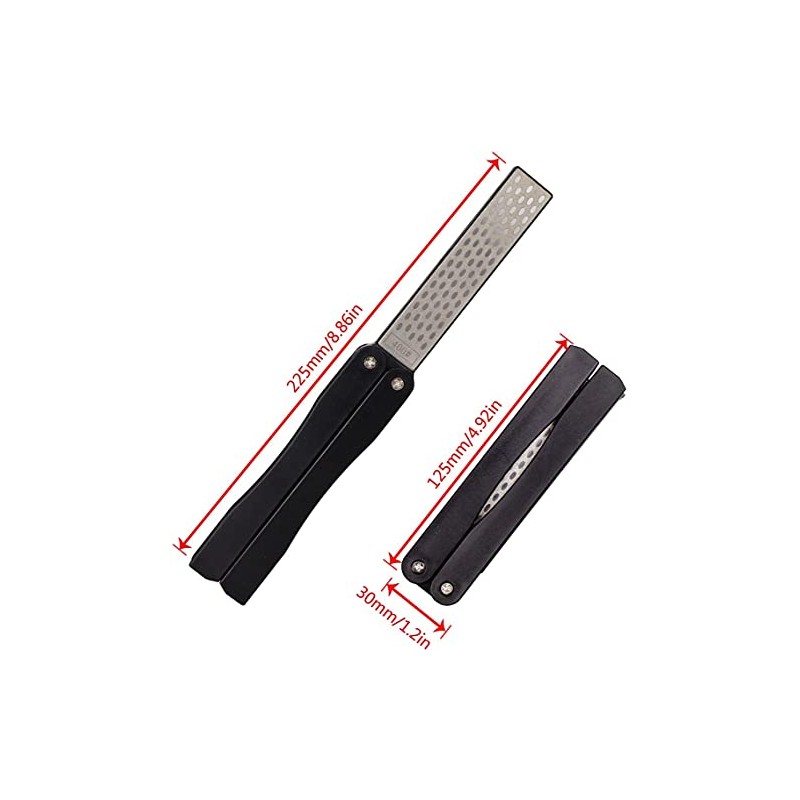 Sharpener Double-Sided Folding 400/600 Grit Diamond