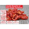 Sunbest Natural Sun-Dried Tomatoes, Halved, Non-GMO, Vegan, Kosher, 5 Lbs.