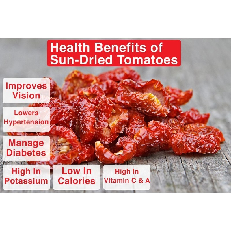 Sunbest Natural Sun-Dried Tomatoes, Halved, Non-GMO, Vegan, Kosher, 5 Lbs.