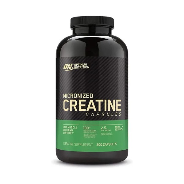 Creatina Micronizada Optimum Nutrition 300 Capsulas 150 Serv