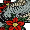 ZEGINs The King Cobra Parche bordado con emblema para coser
