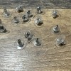 Unbranded 20 Nickel free Silver 11mm Comfort Earring Backs Bullet