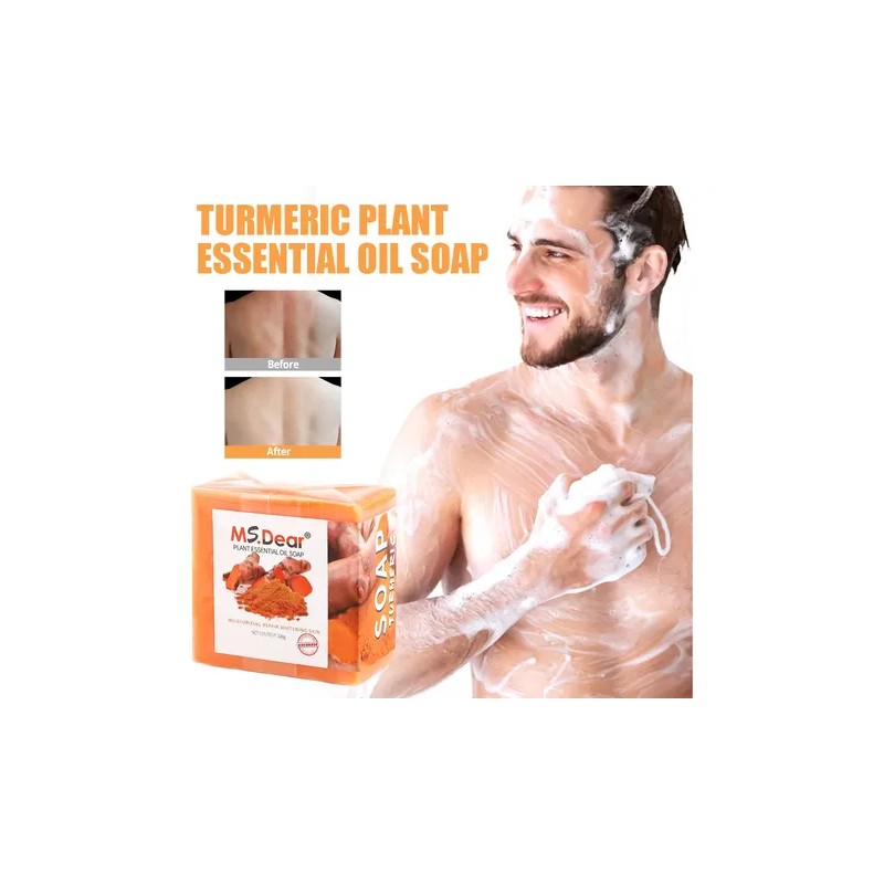 Jabón De Aceite Esencial Limpiador De Baño, 100 G, Turmeric