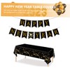 3pcs New Year's Day Tablecloth Table Cloth Dining Room Table