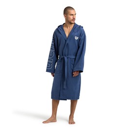 arena Zeal Plus Microfibre Bathrobe for Men and Women, Microfibre Bathrobe with Hood and Pockets, Quick-Drying Unisex Bathrobe, Comfortable and Lightweight