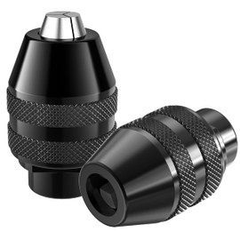 2-Pack Keyless Chuck, 1/32" to 1/8" Replacement 4486 Drill Keyless Bit Chuck Shank Rotary Tool Quick Change Adapter Kit Compatible for Dremel 4486 Model 395 3000 4000 4300 8220 3000 7300 Multipro