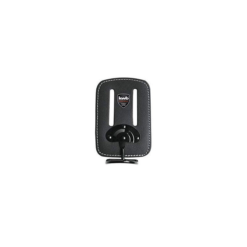kwb Hammerhalter (aus Leder, mit beweglichem Bügel aus Metall, am