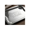 4 Pack America 250th Anniversary 1776-2026 Silver Serving Trays with