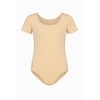 Leotardo infantil para niña con broche en entrepierna (NUDE, CHICO)