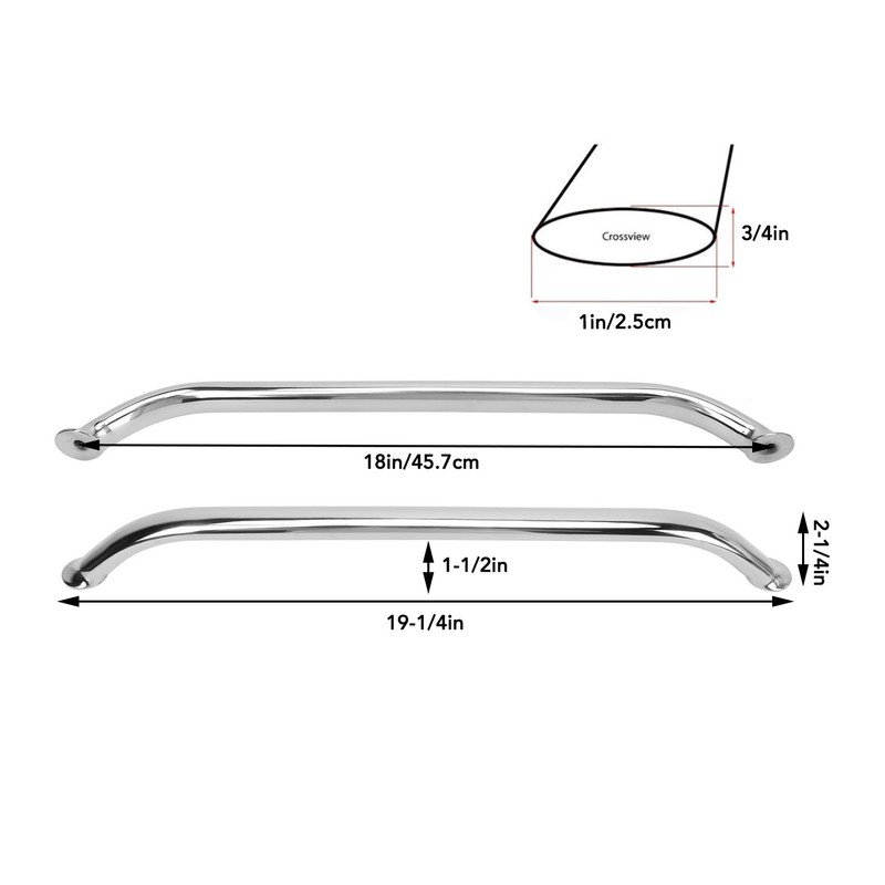 Boat Grab Bar Marine Grade Stainless Steel Sturdy Grab Handle