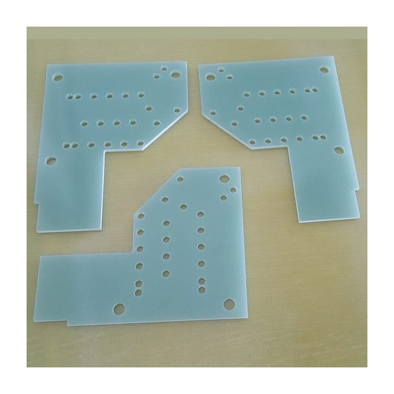 Ciwenkai FR4 Epoxy-Glass Fiber Insulation Plate - 235x235x1.5mm Green