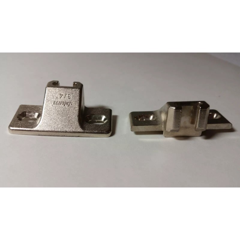 Blum TWO (2) NEW BLUM 3/4" overlay MOUNTING PLATES 130.1100.22,