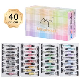 Gel palette Painting gel for nail art 40colors individual squares UV LED Gel for Nail Art DIY