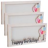 Operitacx 3pcs Wooden Birthday Money Holder Creative Cash Present Wallet