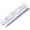 Skater ABC3AG-A Sanrio Chopsticks & Chopsticks Case Set, Chromi, Flower