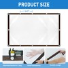 Clear Tarp, 10×12FT Plastic Tarps Heavy Duty Waterproof with Grommets,