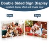 XINANDE 1 Pack 5x7 Acrylic Picture Frames, 10+10MM Premium Acrylic