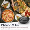 Baker’s Friend Electric Pizza Oven Indoor Countertop, 12 Inch Pizza