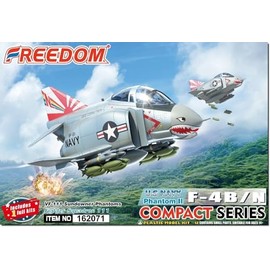 Freedom Model Kit Compact Series F-4B/N Phantom 2 VF-111 Sanddowners Plastic Model FRE162071