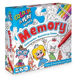Interplay UK GC001 Colour & Play Memo Kids Colouring Game, Multi