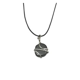 Kunal Raw Hematite Pendant Necklace Tumbled Crystal Healing stone Pendant Promotes Earth Energy, Protective Stone for Grounding, Balance, Centering And Peace, Absorbs Negative Energies spiritual Gift