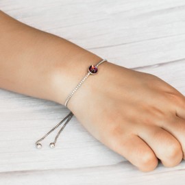 Philip Jones Purple Crystal Bracelet Created with Zircondia® Crystals