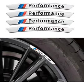 Wheel Stickers Compatible with 1 2 3 4 5 6 7 Series x1 x2 x3 x4 x5 x6 x7 (Black/C)