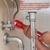 Multifunctional Faucet Wrench (1 Count), Sink Faucet Installer Tool, Basin Wrench
