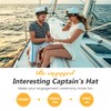 Hercicy Groom Captain Hat Bachelor Party Favors Groom to Be